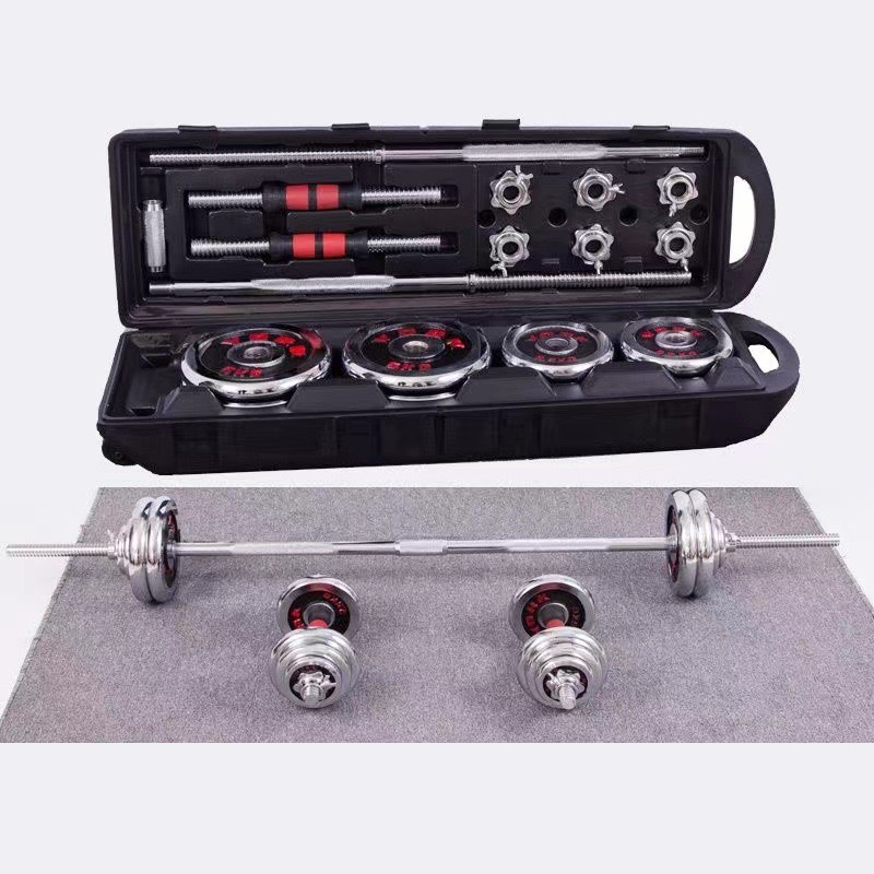 Electroplated Dumbbell Set Fitness Equipment Electroplated Dumbbell Training Adjustable Solid Dumbbell Set Electroplated Dumbbell