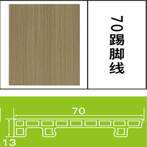 工場直販竹繊維巾木模造木目調巾木 PVC 石塑壁パネル巾木衝突防止エッジ|undefined