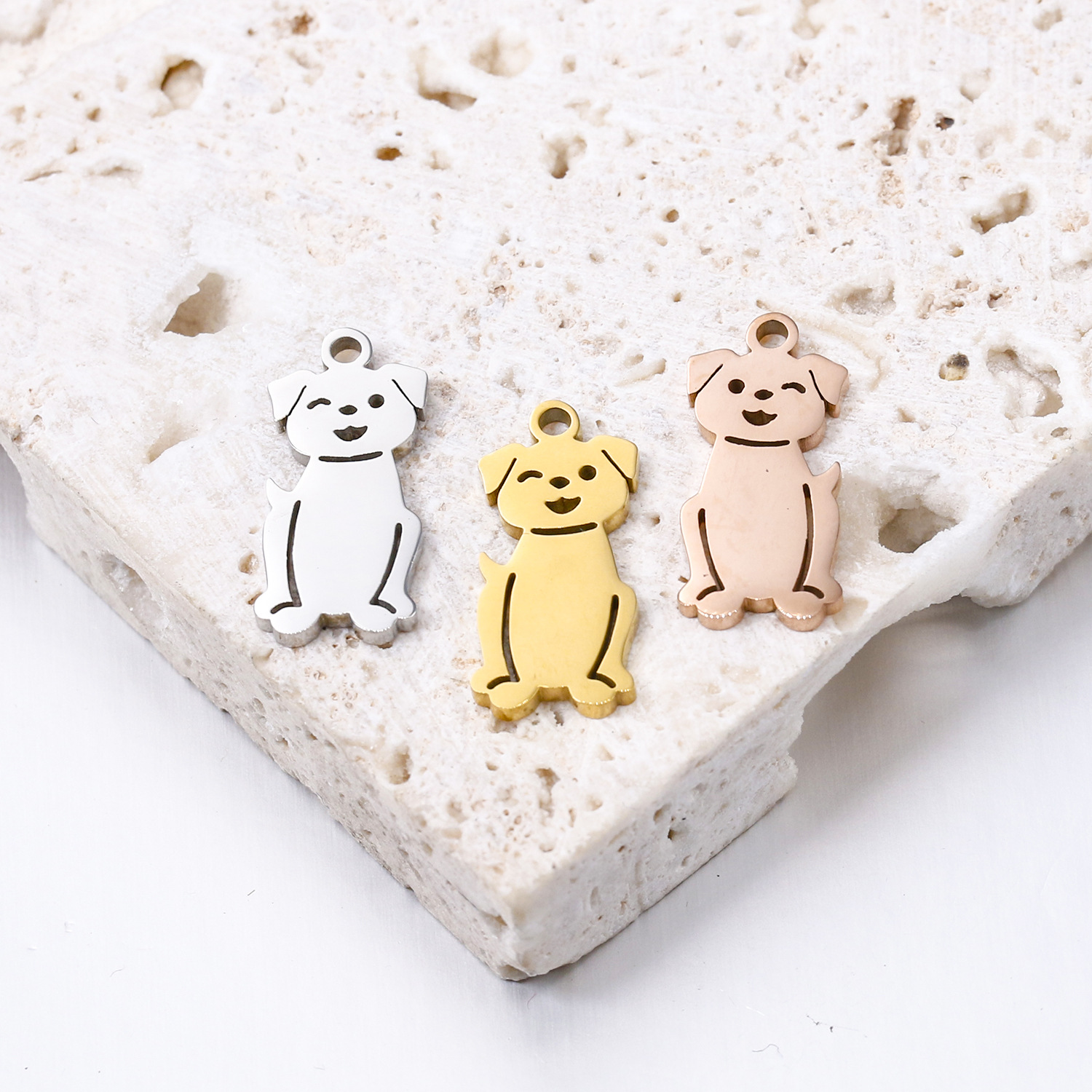 7g Weight Pendant Jewelry Making Type 10 * 20mm Jewelry Making Size DIY Jewelry Accessories Classification 5 PCS/Package Quantity 304 Stainless Steel Material Human, Animal Pattern All Seasons Season Plating Design Basic, Simple Style Style 5 PCS/Package 10 * 20mm 304 Stainless Steel Human Animal Pendant 4