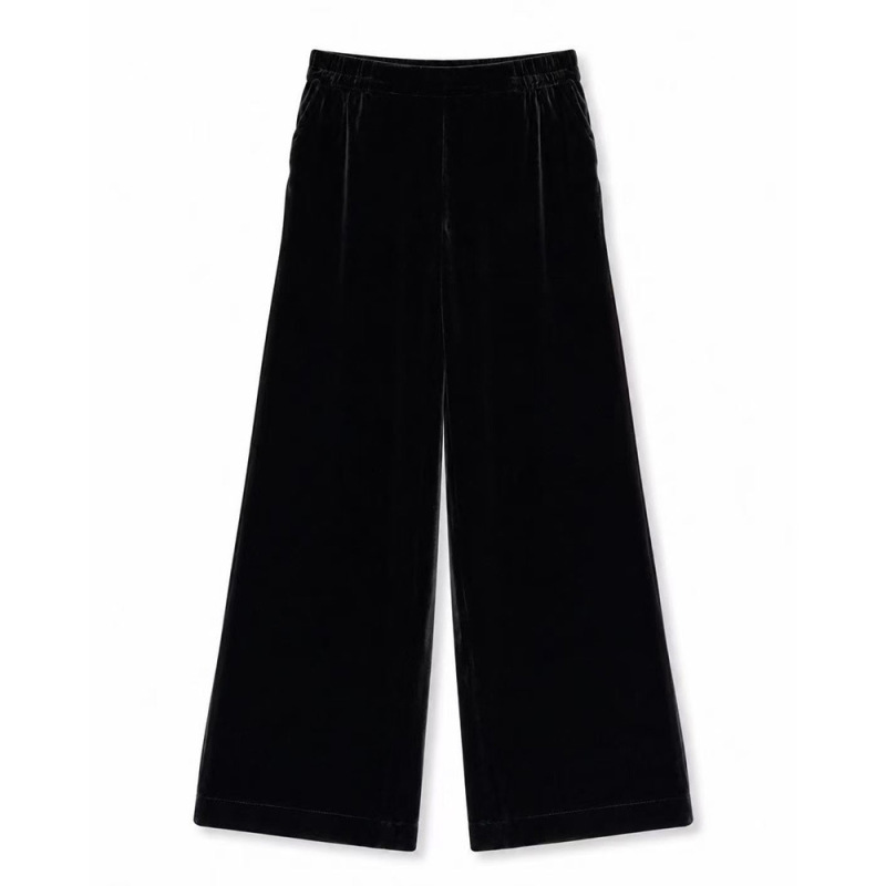 100% Mulberry Silk Velvet Fashionable Elastic Waist Versatile Casual Silk Velvet Pants Narrow Straight-Leg Trousers Jk05 100% Mulberry Silk Velvet Fashionable Elastic Waist Versatile Casual Silk Velvet Pants Narrow Straight-Leg Trousers Jk05