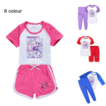 Kpop猎魔女团 儿童夏天短袖短裤运动套装 4894