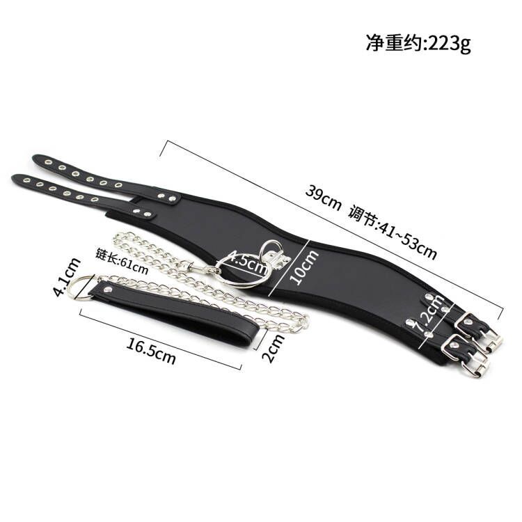 Juguetes sexuales para parejas, collares para el cuello, collares para perros, cadenas para el cuello, correas para perros, collares, anillos para el cuello, juguetes alternativos, cadenas de tracción. image 4