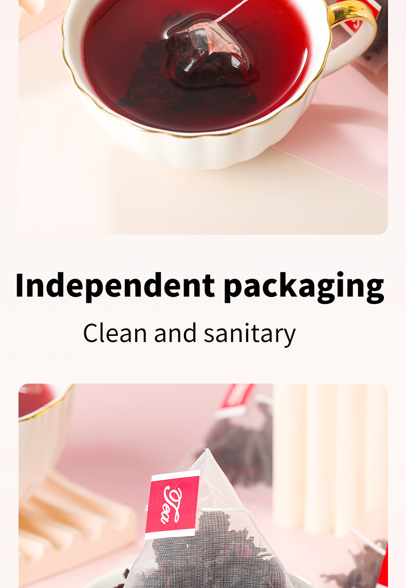 Hibiscus Tea Luo Shen Hua 洛神花 Dried Roselle Flower Herbal Tea 2g x 30 Bags Cold Brew specifications