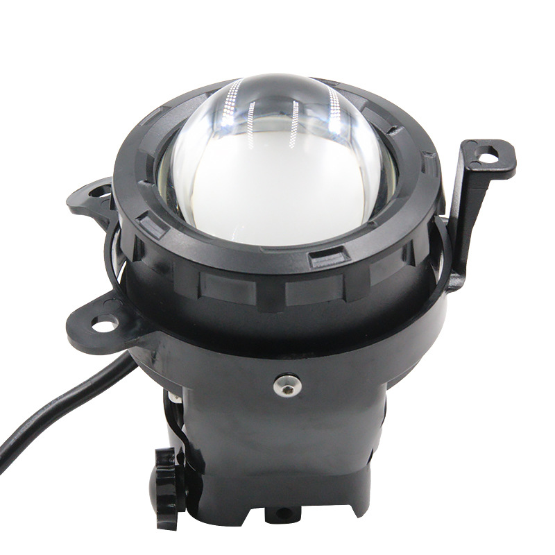 Luz antiniebla J1 de doble lente, bombilla LED de 3.0 pulgadas, ultrabrillante, integrada para luz de lejos y de cerca, universal de 9-36V.