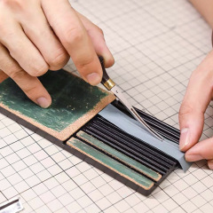 多機能ブレード幅シャベル研削器手作り革工具研削盤エッジ削り器研削4905