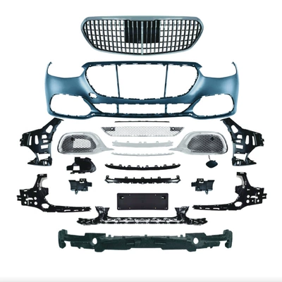 Kit with Front and Rear – Big Surrounded - mercedes-benz-s-class-w223-modified-maybach-front-bumper-assembly