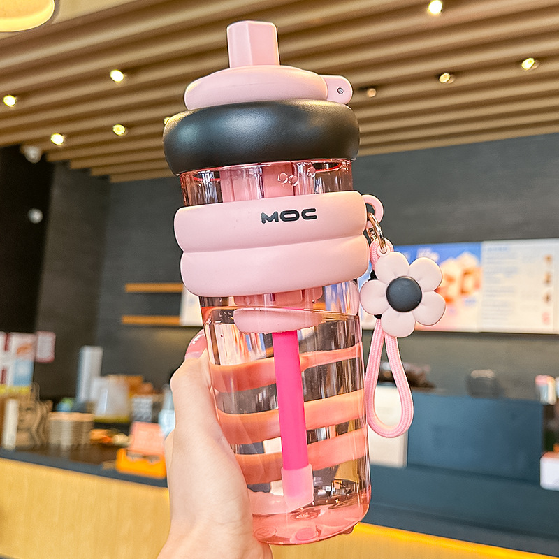 (★Separación de té ● tritan maternoinfantil★) Rosa 820ml