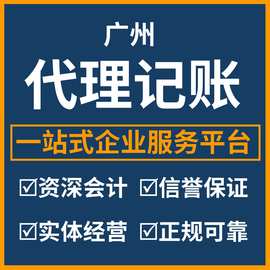 专业可靠代理记账 广州财务公司 会计做账报税 财务外包 会计记账
