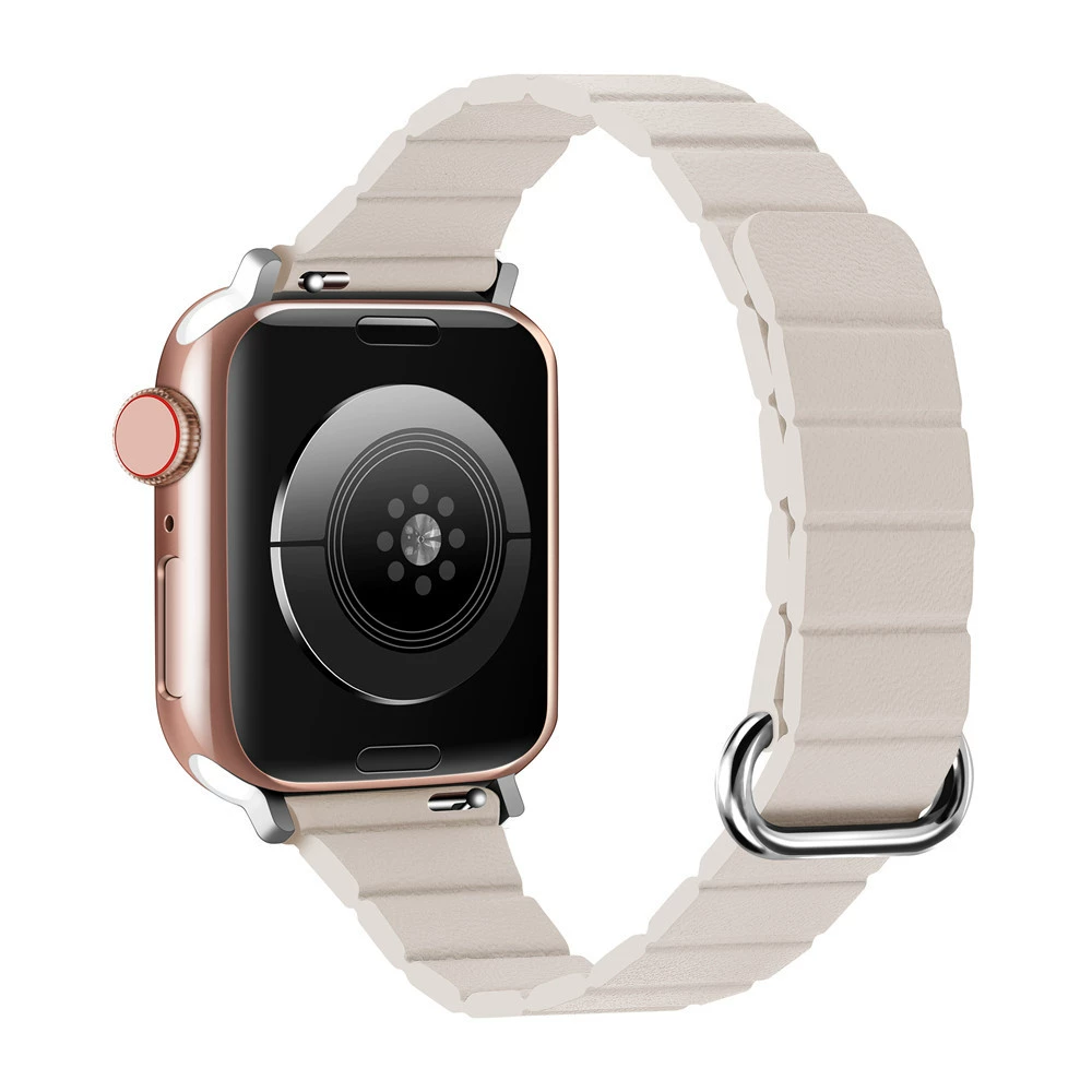 Подходит для iWatch8 Apple Watch S5678 капсула магнитная кожа Кожа Коробочный ремень Apple Watch8