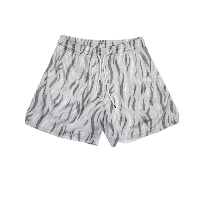 Vacaciones deportivas de dos pantalones cortos para estudiantes de secundaria de niños y niñas no sobre la rodilla entrenamiento transpirable secado rápido pantalones de baloncesto americano