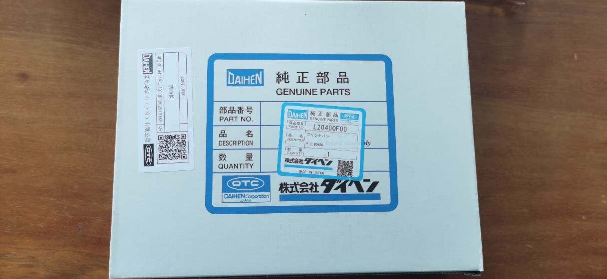 OTC机器人时序板/次序板/顺序板(A2系列用)L20400F00/F02/F04