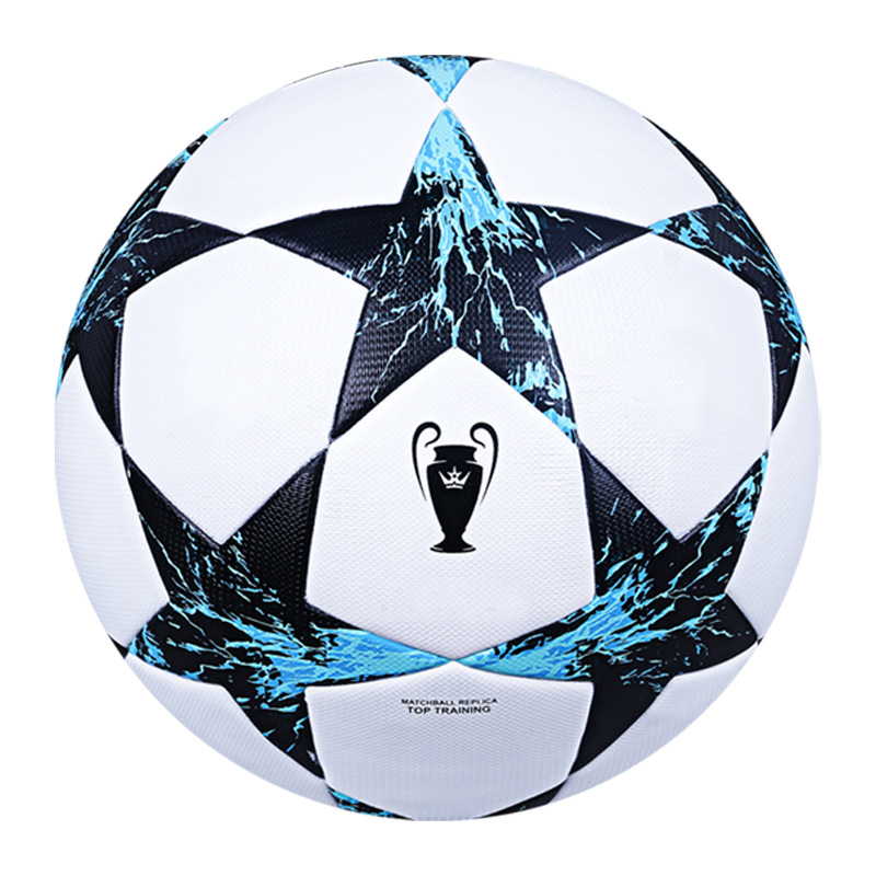 UEFA Champions League Football Hot Adhesion Football Premier League Parada sin fisuras PU4 No. 5 fábrica comercio exterior al por mayor