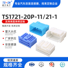 TS1721-20P-21-1 TS1721-20P-11-1 TS172汽车连接器接插件胶壳