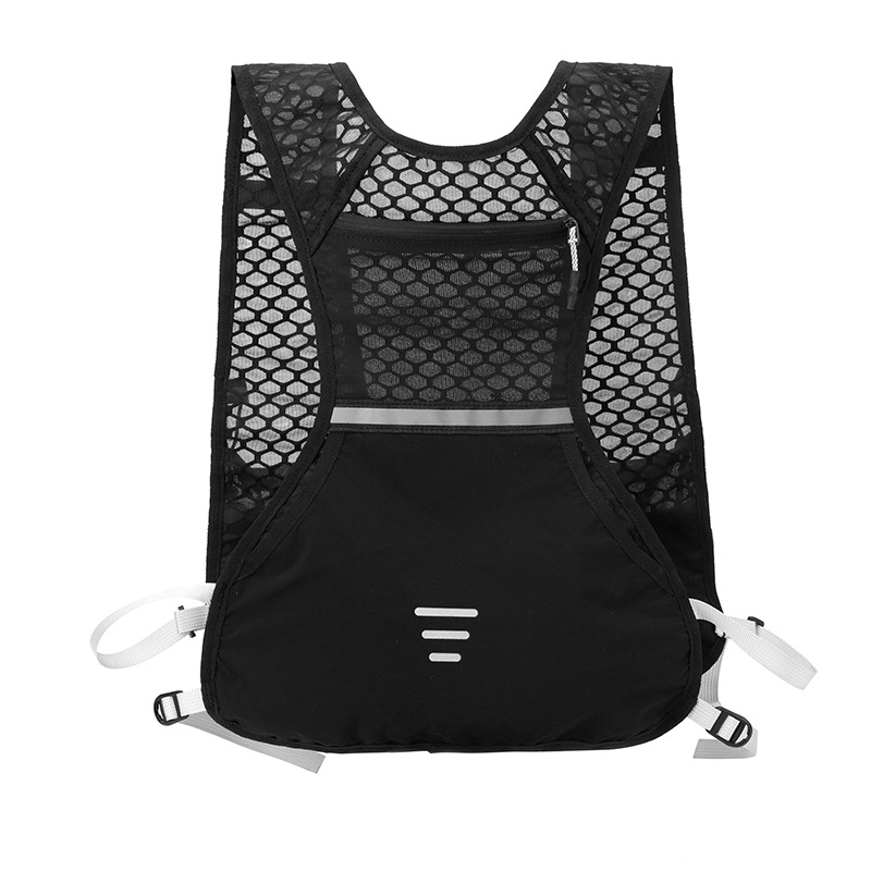 Mochila colete esportiva para uso externo, respirável e leve, ideal para ciclismo, maratona e trilhas. Disponível para atacado em todo o país._voghion.com