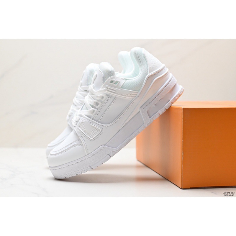 Putian High Edition Trainer, zapatos casuales transpirables para parejas, cordones de vaquero, zapatos de skate lv para hombres y mujeres