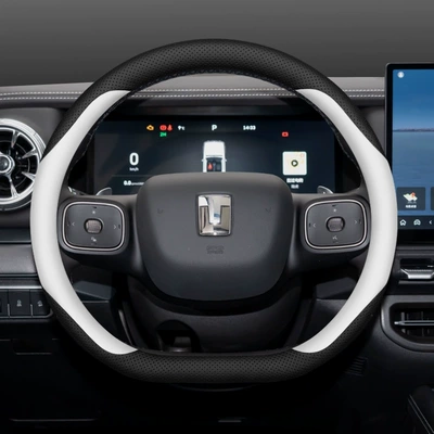 Steering wheel cover 23/24 400 Three Hundred 500Hi4T - 25-tanks-300-d-type-black-and-white-ultra-thin-default