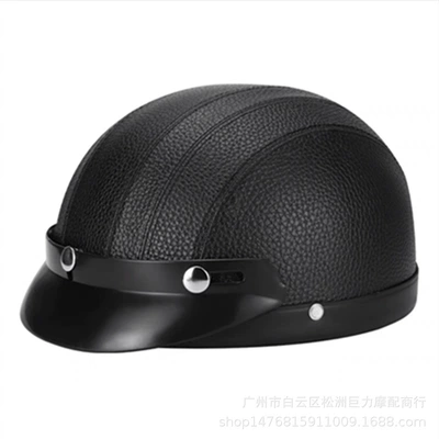Motosiklet kaskı (dəbilqə) Helmet Neck Gaiter Goggles Retro - black-no-goggles-all-yards