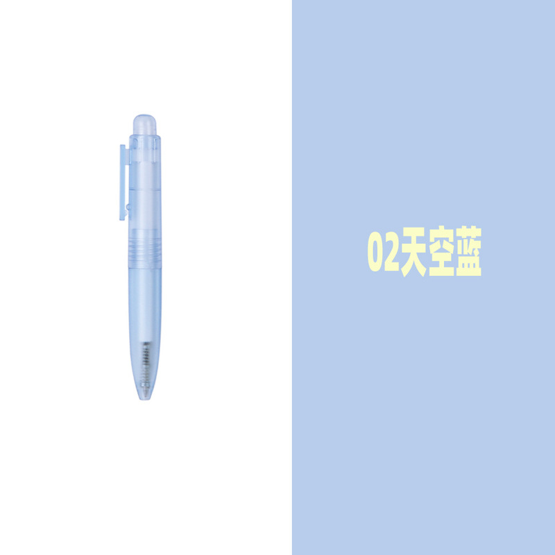 透明糖果色迷你可爱马卡龙便携口袋笔中性笔短款速干水芯小胖笔|undefined