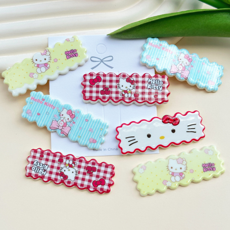 Cute gato alfabeto acrílico diy accesorios accesorios de joyería de teléfono celular agujeros zapatos agujeros parches clip de pelo material de joyería para el cabello