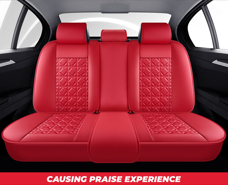 New Car Seat Cushion, Universal for All Seasons, Full Surround Seat Cover, Full Leather Breathable Seat Cover, Summer Car Seat Cover