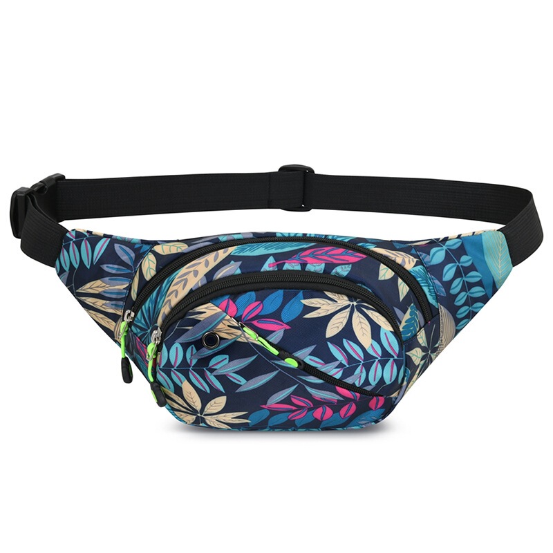 2024 Hot Selling Waist Bag Fashion Maple Leaf Fitness Waist Bag Men's and Women's Multi-Purpose Sports Running Cycling Waist Bag Manufacturer