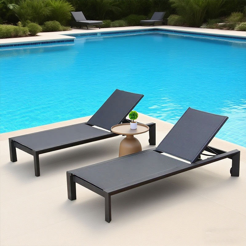 Silla de piscina al aire libre a prueba de agua al aire libre protección solar hotel villa patio jardín al aire libre silla de playa