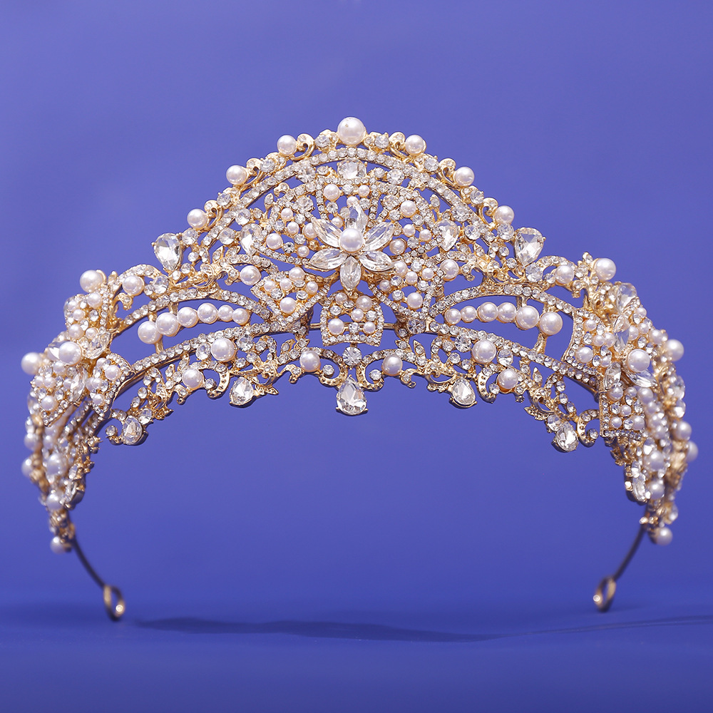 新娘珍珠水晶皇冠