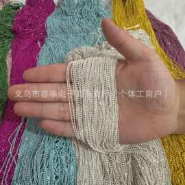 彩色批花铜珠链1.5项链DIY饰品链条烤漆电泳保色发夹服饰辅料批发