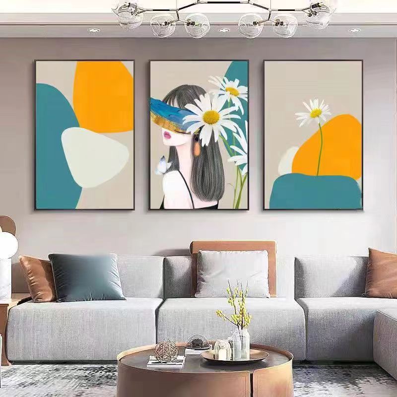 신선한 꽃 소녀