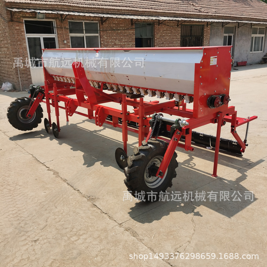 悬挂式的24行小麦播种机 大麦燕麦草籽施肥播种一体机 种肥同施