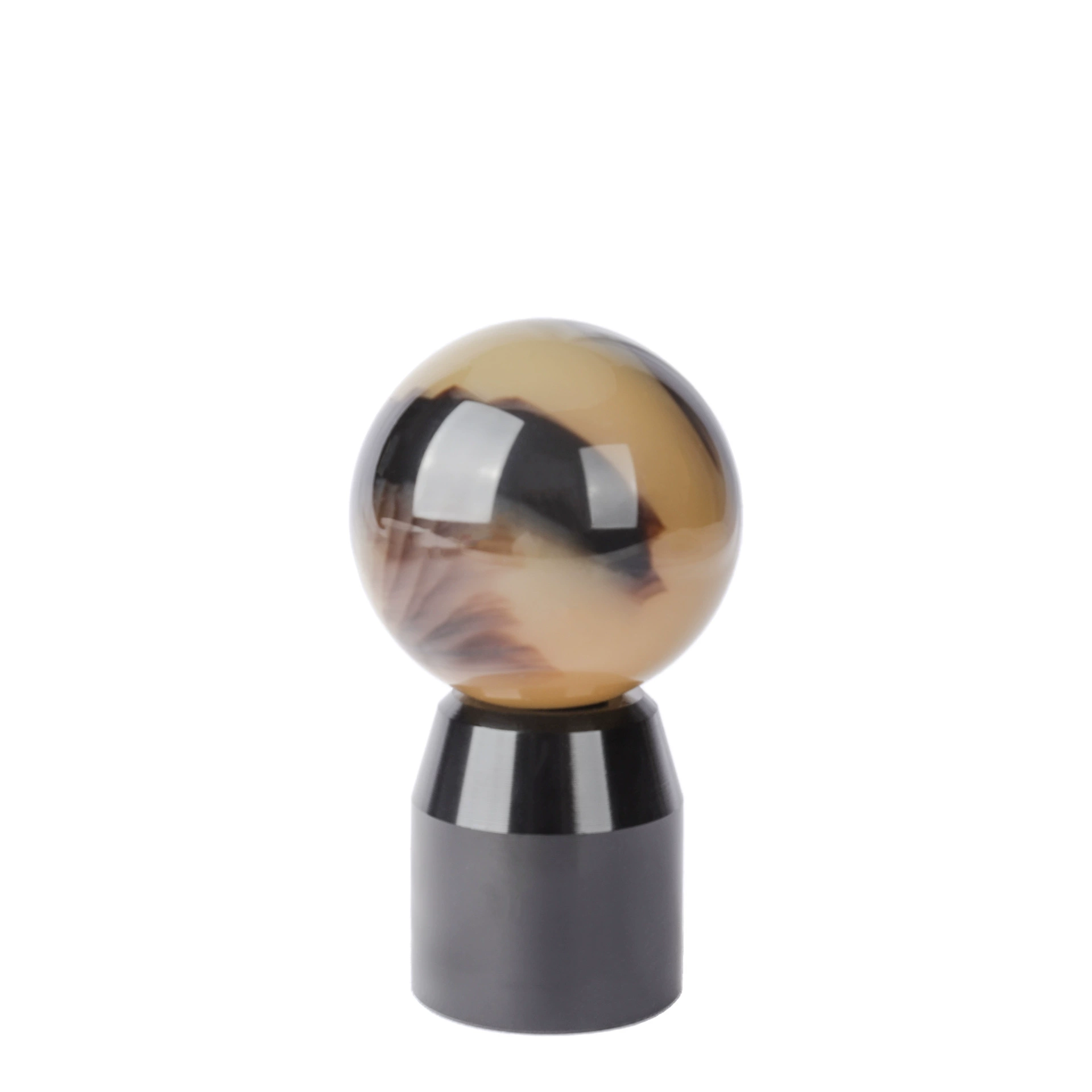 Универсальная ручка переключения передач для салона автомобиля, модифицированный круглый чернильный рычаг переключения передач из нержавеющей стали, детали для модификации салона автомобиля