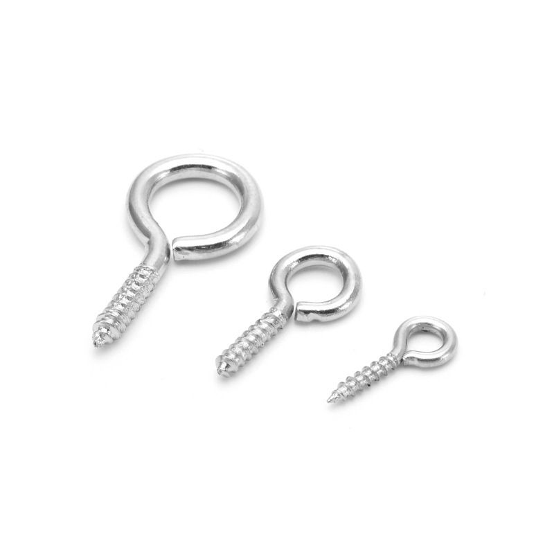 オープンリングソーのリングの三角ボタンのダブルリングの羊のアイレットdiyチェーンのキーホルダーの接続リングのアクセサリーの部品|undefined