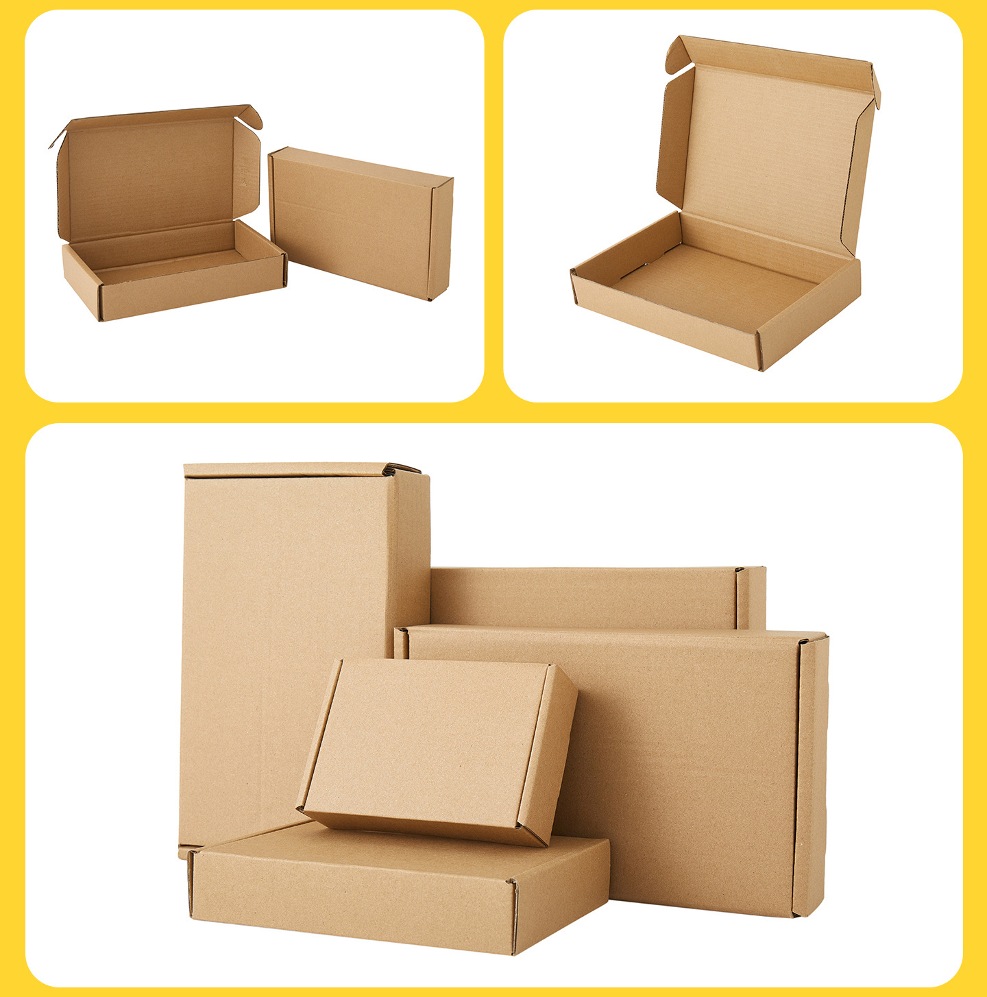 牛皮纸飞机盒-黄色详情_21