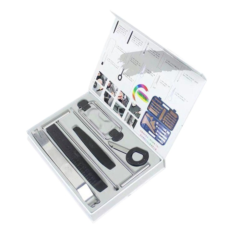 Herramienta de desmontaje de audio del coche desmontaje profesional desmontaje de Sonido interior desmontaje herramienta de modificación de desmontaje de sonido 9 piezas en caja