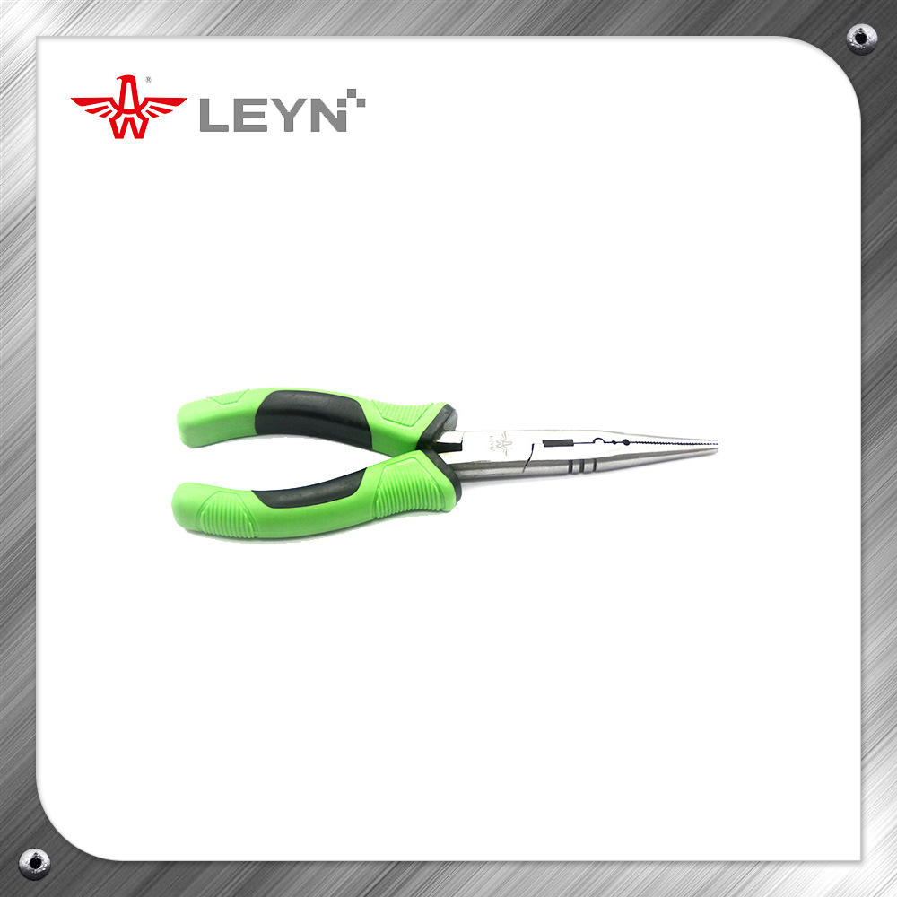 利鹰45钢6-8寸尖嘴钳 手动多用电工钳省力铸造尖嘴钳