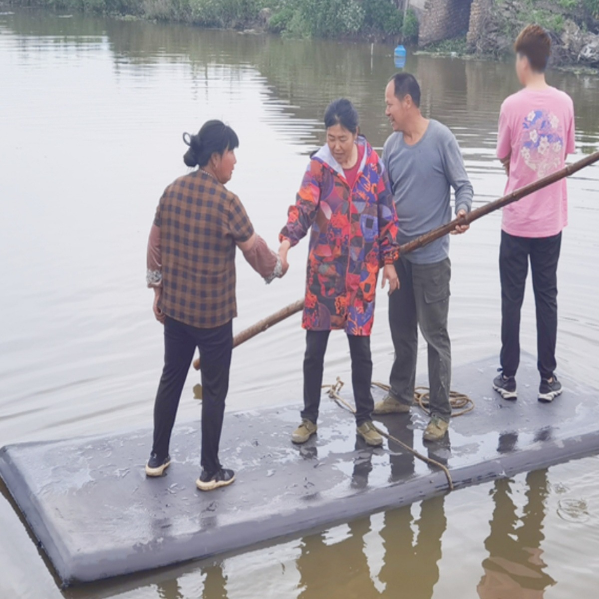 Breeding Foam Board Eva Thickeneded Durable Floating Board Fish, Shrimp and Crab Pond Feeding Net Flat Boat Large Buoyancy Offshore Boat