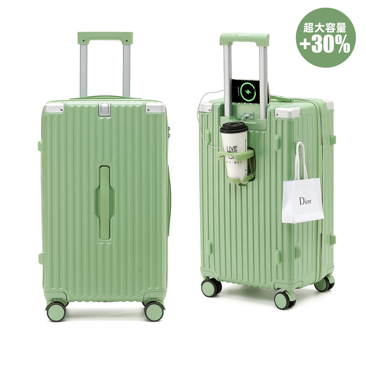 26-inch trolley case ventas directas de fábrica 28-inch gran capacidad mujer estudiante equipaje hombres multi-funcional viaje contraseña equipaje