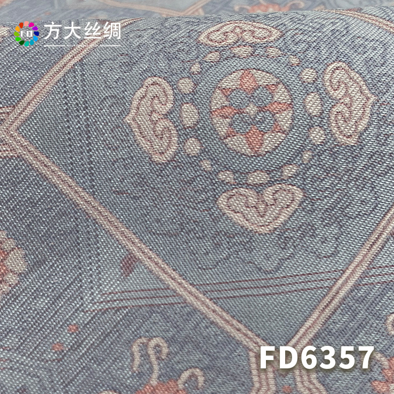Ruyi Tuan flores Song Brocade 100% seda de morera 32,5 mm 140 cm vestido cheongsam vestido FD6357