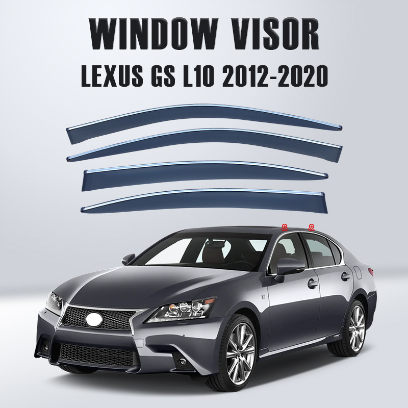 Suitable for Lexus GS Sunny Rain Winch Rearview Mirror Rain Eyebrow Lexus GS Window visor