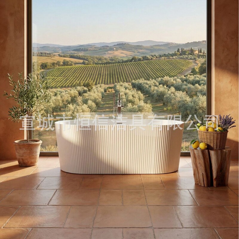 Acrylic Bathtub for Home Use, Roman Pattern, Freestanding, Integrated Oval Bathtub, Factory Direct Sales, Vertical Pattern, Foreign Trade Wholesale Acrylic Bathtub for Home Use, Roman Pattern, Freestanding, Integrated Oval Bathtub, Factory Direct Sales, Vertical Pattern, Foreign Trade Wholesale
