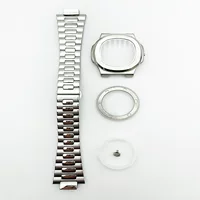 Диаметр 42MM Мужские часы Корпус прямой 304 из нержавеющей стали Механический Корпус Аксессуары Корпус Втулка 2813 Механизм
