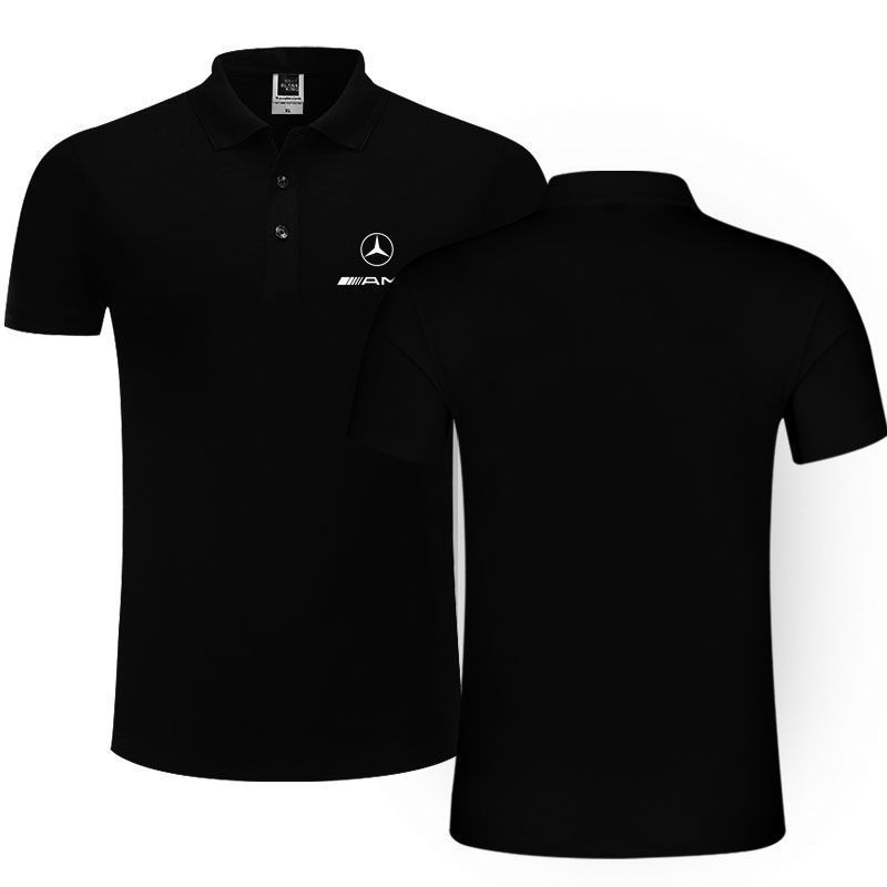 Mercedes-Benz Mercedes-Benz Amg Maybach Free Customized 4S Shop Work Clothing Polo Shirt Men's and Women's Short Sleeves