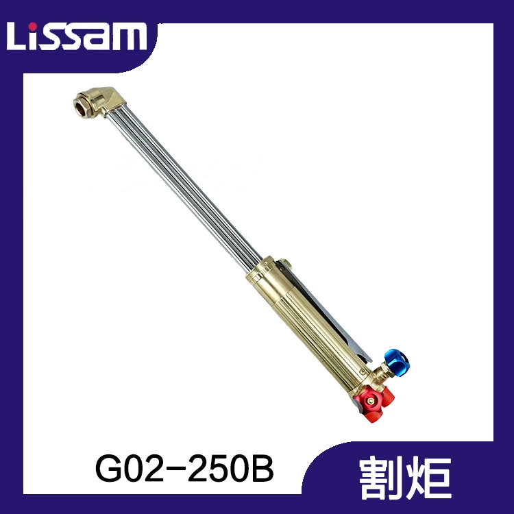 Профессиональный высококачественный кислородно-ацетиленовый резак, изобарический резак G02-250B, ручной газовый резак из нержавеющей стали
