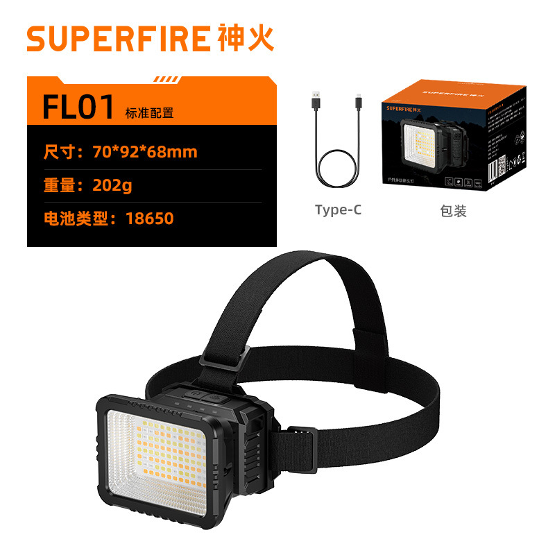 Linterna frontal Shenhuo, luz fuerte, de largo alcance, montada en casco de seguridad, lámpara de minero LED recargable, a prueba de inundaciones, para exteriores, linterna frontal de emergencia, venta al por mayor.