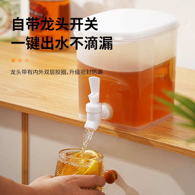 Hogar refrigerador de estilo japonés botella de agua fría agua embotellada verano gran capacidad hielo agua jugo bebida cubo
