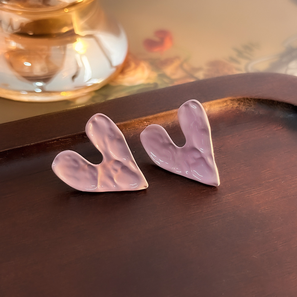 Aguja de plata de moda alta sensación de diamante de goteo de aceite pendientes nicho universal elegante pernos de orejas ligero lujoso temperamento simple orejas para mujeres