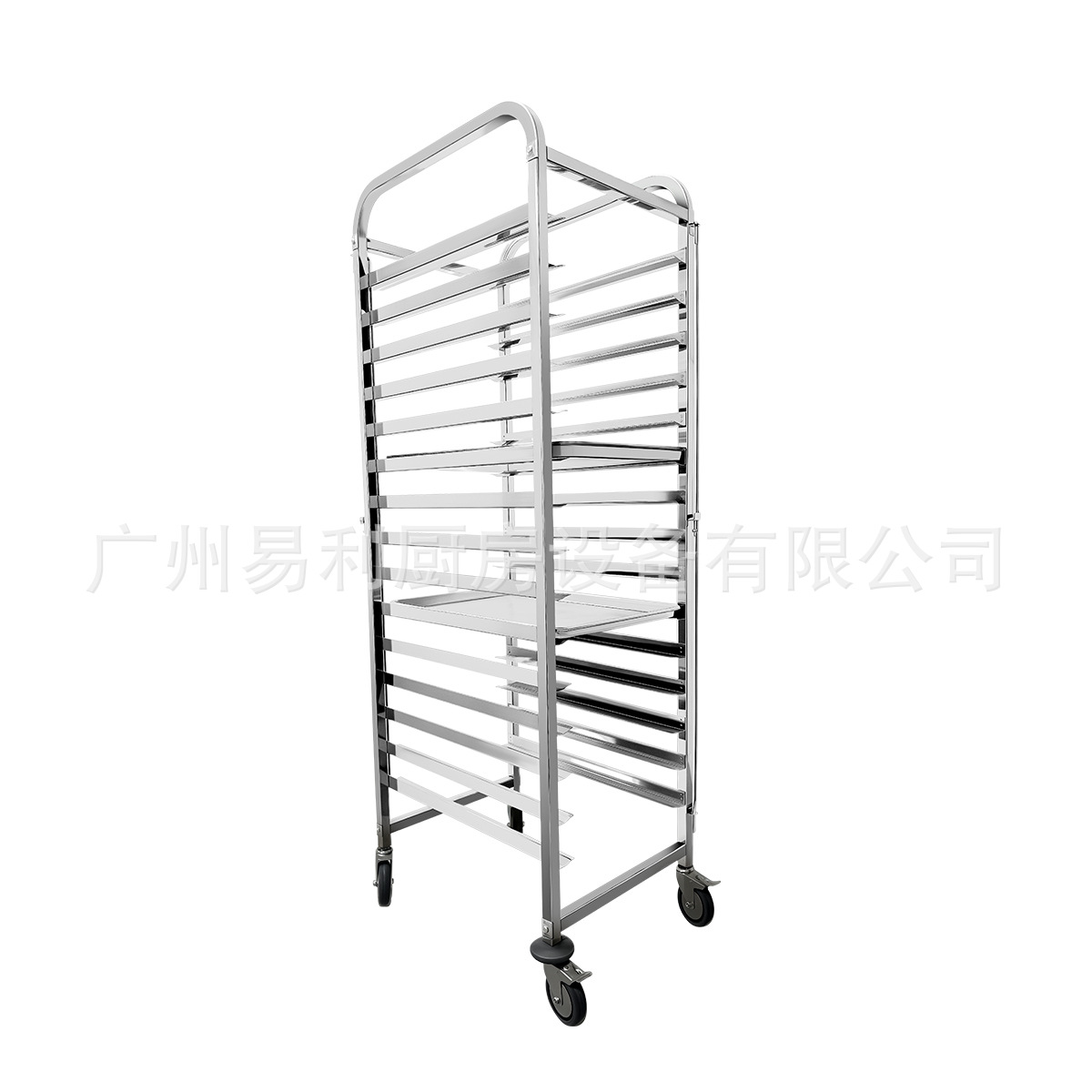 Customize Stainless stel pallet rack personalizado de acero inoxidable bandeja para hornear coche