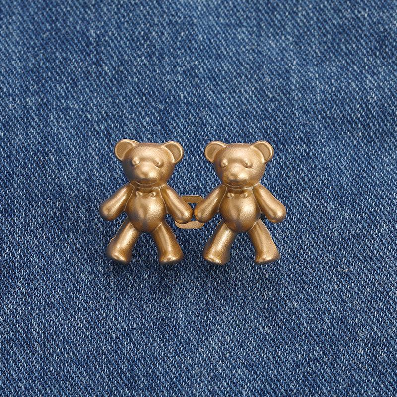 Little Bear cintura hebilla jeans cintura-apretado artefacto cintura modificación botón inconsútil hebilla desmontable hebilla decorativa