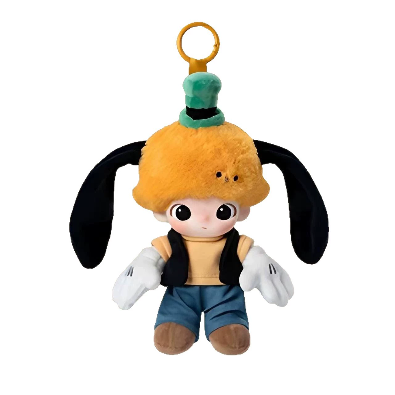 Disney, plush plastic face plastic, keychain, popmart