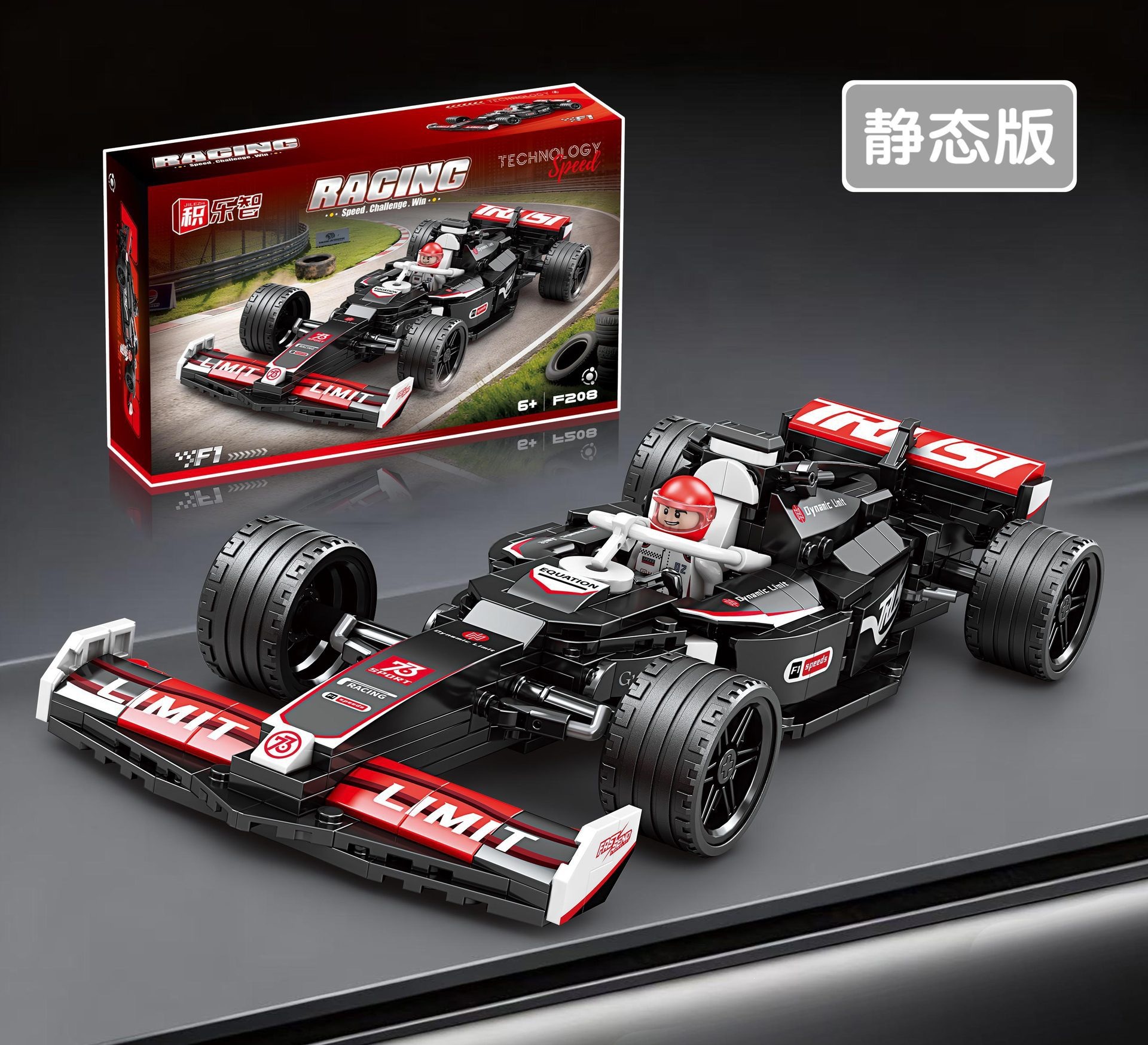 Transfronterizos F1 Fórmula Modelo de coche deportivo Puzzle para niños Juguetes Regalos al por mayor